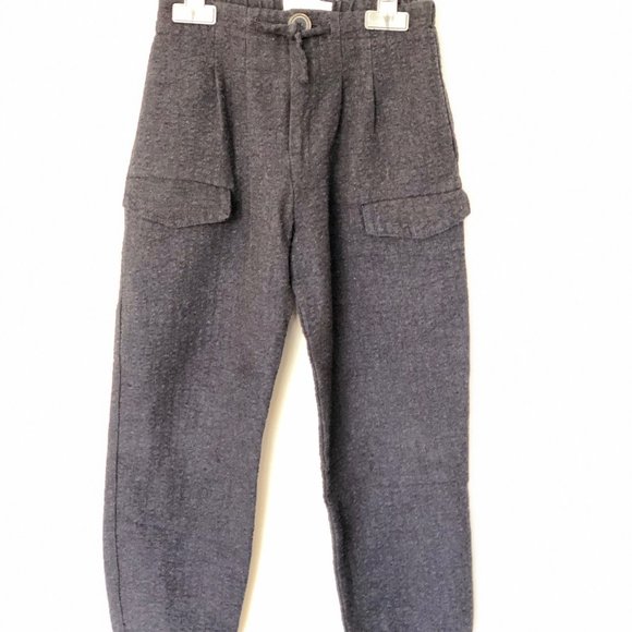 ZARA Girls Navy Blue Jogger Pants Size 7Y - NWOT - Picture 1 of 7